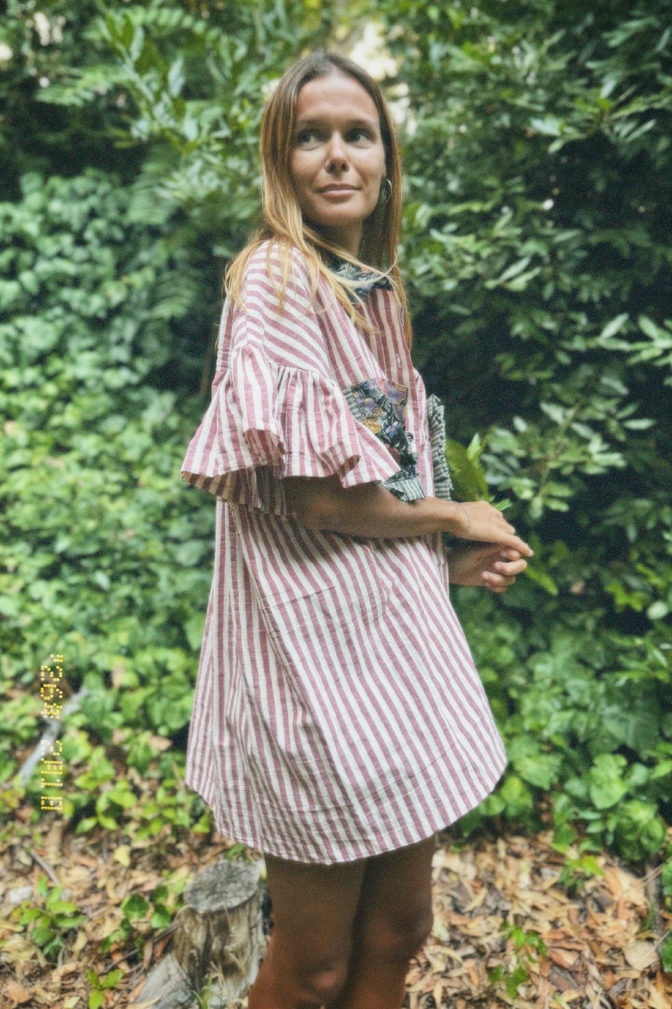 Dominga tunic dress- Burgundy