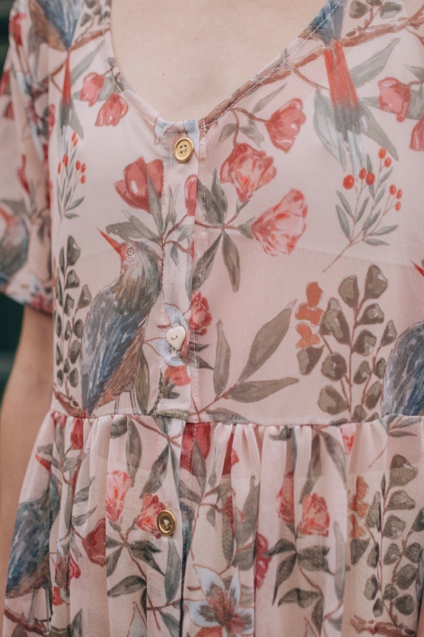 Enamorarte dress- Birds print