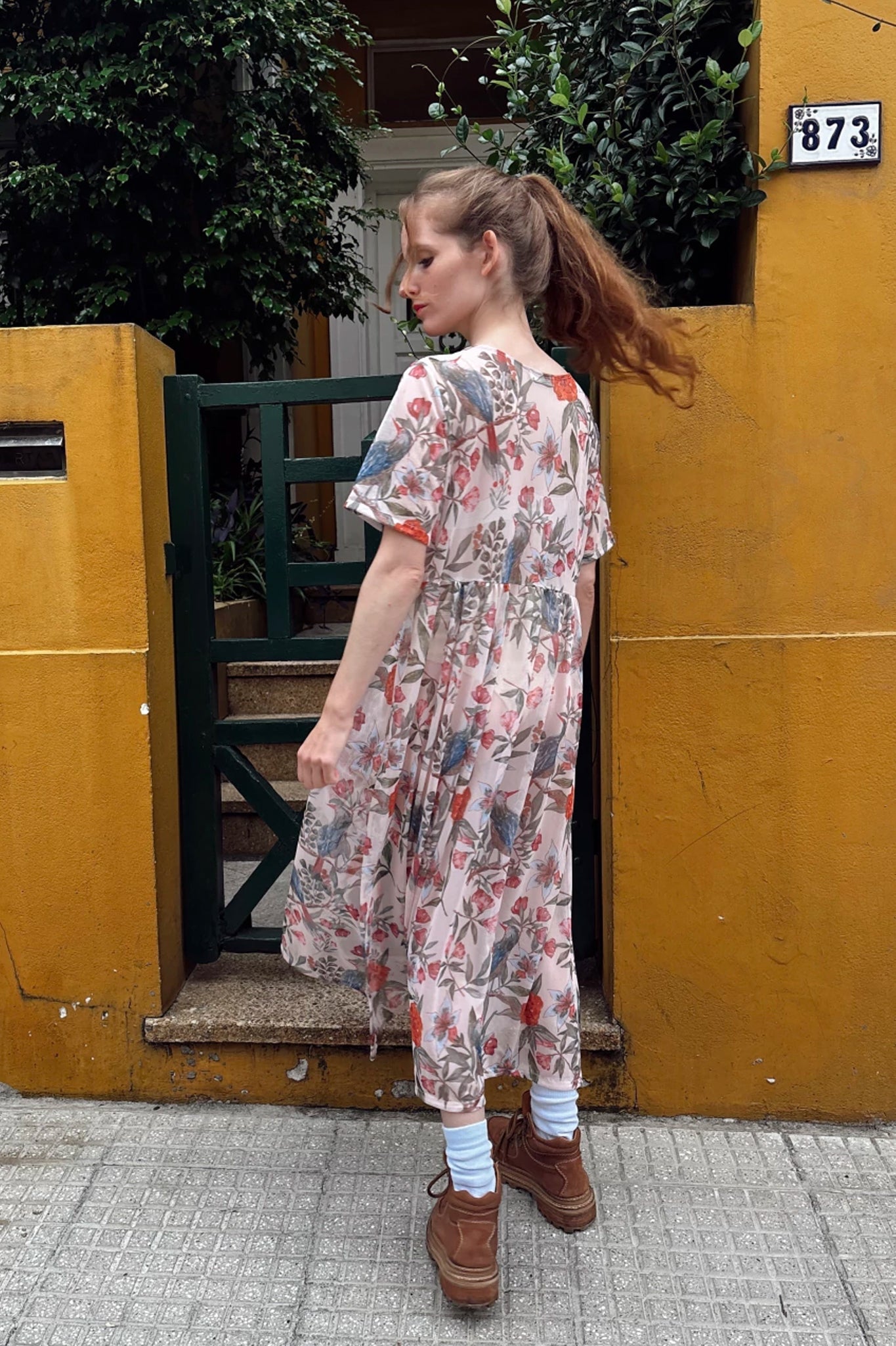 Enamorarte dress- Birds print