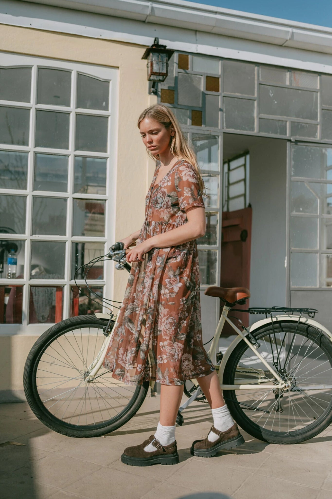 Enamorarte dress- Brown