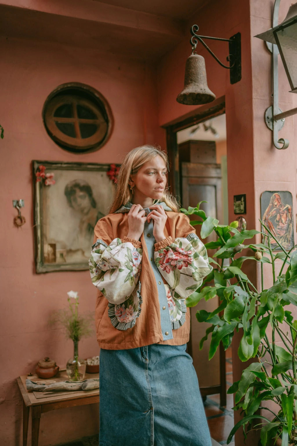 Florcita jacket- Brown